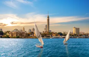 جمال طبيعة نهر النيل في مصر